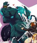  &lt;3 against_a_wall anal anthro balls big_balls big_muscles big_penis bobert bobert_(character) bodily_fluids bottomless clock clothed clothing cum ejaculation erection fangs felid genital_fluids genitals hi_res hoodie huge_balls huge_muscles huge_penis hyper hyper_balls hyper_genitalia hyper_muscles hyper_penis lion male mammal muscular nipples nude pantherine penis rolibar samll_dom_big_sub sex size_difference tongue tongue_out topwear vein veiny_penis watch wristwatch 