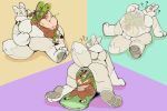  3:2 absorption_vore anthro birth canid canine cervid dakimakura_design female female/female fox full_tour hi_res mammal plushie strikeanywhere transformation vore 