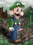  luigi nintendo super_mario_bros. tagme weegee 