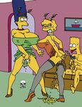  bart_simpson lisa_simpson marge_simpson the_fear the_simpsons 