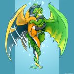  1:1 chastity_(disambiguation) chastity_belt chastity_device danji-isthmus dragon duo female hi_res male male/female tagme 