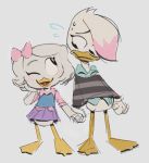  anatid anseriform avian bird disney duck ducktales ducktales_(2017) hi_res lechepop lena_(ducktales) webby_vanderquack 