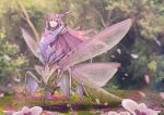  1girl antennae bodysuit bug extra_arms fantasy highres insect insect_girl mantis mantis_girl monster monster_girl nekoemonn original praying_mantis skin_tight 