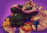  anthro anthrofied arcanine belly big_belly big_breasts blush bobert bottomwear bra breasts canid canine canis clothing como domestic_dog female footwear hug huge_breasts hyper hyper_breasts larger_female looking_at_another male mammal nintendo overweight pants pok&eacute;mon pok&eacute;mon_(species) shoes size_difference thick_thighs underwear veronica_(vdo) video_games 