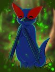  ancient ancient_forest ash2th capcom chibi colored dragon felid felyne flying_wyvern forest hi_res hunter lynian mammal monster monster_hunter nargacuga palico scoutflies scoutfly tree video_games 
