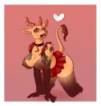  &lt;3 all_fours antelope anthro armwear beastars bell bell_collar big_breasts blush bottomwear bovid breasts clothed clothing collar crossgender elbow_gloves eyelashes fangs felid female gazelle gloves handwear horn hybrid leggings legwear leopard lingerie looking_at_viewer mammal melon_(beastars) mtf_crossgender nipples pantherine partially_clothed seductive sharp_teeth skirt solo teeth thick_thighs thigh_highs tight_clothing tongue tongue_out translucent translucent_clothing zoecinno 