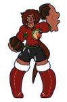 absurd_res aida anthro breasts christmas clothing exposed_breasts female hi_res holidays legwear mammal muscular muscular_female pilosan sloth solo spats stockings sweater tartsarts topwear xenarthran