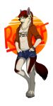  1:2 anthro brown_hair canid canine canis clothed clothing digital_media_(artwork) female fur hair hi_res looking_at_viewer mammal simple_background solo tridognait wolf 