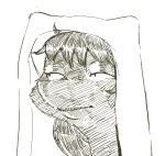 akunim annoyed_expression anthro bedding black_body black_fur blanket fangs female fur graphite_(artwork) humanoid_pointy_ears mammal missy_(napalm_express) monster pencil_(artwork) sharp_teeth simple_background sketch solo teeth traditional_media_(artwork) wolficus