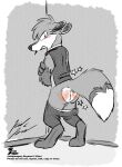 after_spanking anthro blush bottomwear bottomwear_down butt canid canine clothed clothing crossed_arms digital_media_(artwork) fox looking_back male mammal pants pants_down partially_clothed red_fox reynard_(kjbat) slasher12 solo star tail