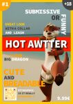 3d_(artwork) @galax_vr absurd_res animal_genitalia animal_penis anthro awtter balls border code cover cute_eyes digital_media_(artwork) english_text erection fur galax genitals hair hi_res invalid_tag looking_at_viewer magazine magazine_cover male male/male mammal mustelid nude otter penis qr res simple_background smile solo tail text
