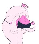  2020 4_fingers alpha_channel anthro big_breasts breasts cleavage clothed clothing crossgender emanata female femboi_lugia_(lightningfire12) fingers hi_res huge_breasts legendary_pok&eacute;mon lightningfire12 lugia mtf_crossgender nintendo pok&eacute;mon pok&eacute;mon_(species) simple_background solo transparent_background video_games wide_hips 