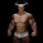 2_horns 3d_(artwork) abs absurd_res animal_humanoid digital_media_(artwork) dragon dragon_humanoid hi_res horn humanoid male mortal_kombat mortal_kombat_1 muscular muscular_humanoid muscular_male mythological_creature mythological_scalie mythology nipples pecs scales scalie shao_kahn solo voluox