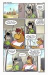2023 anthro asinus brown_body car clothing comic detailed_background dialogue donkey duo english_text equid equine guayodraws hi_res horse inside_car julio_(julio_&amp;_poncho) male mammal poncho_(julio_&amp;_poncho) shirt sitting smile text topwear vehicle