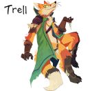  alpha_channel anthro canid canine clothing dagger dipstick_tail featureless_crotch fox fur gloves green_eyes handwear holding_object holding_weapon male mammal melee_weapon multicolored_tail orange_body orange_fur simple_background solo tangletorn transparent_background trell unknown_artist weapon whiskers 