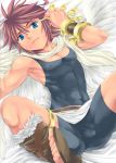  angel belt better_version_at_source blue_eyes boots bottomwear brown_hair clothed clothing footwear genitals hair human humanoid karasumapink kid_icarus male mammal nintendo penis pit_(kid_icarus) shorts video_games wings 