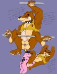 anal anal_knotting anthro anthro_on_anthro anthrofied armpit_hair bodily_fluids body_hair brown_body brown_fur canid canine canis cartoon_network courage_the_cowardly_dog courage_the_cowardly_dog_(character) cum dobermann domestic_dog duo fur genital_fluids genitals hi_res hopelesshighschool humanoid_penis knot_fucking knotting mad_dog_(courage_the_cowardly_dog) male male/male male_penetrating mammal muscular muscular_male penetration penis pink_body pink_fur pinscher power_bottom sex size_difference small_dom_big_sub 