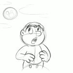 2013 animated anthro barefoot black_body black_fur disney feet foot_fetish forced forced_transformation full_moon fur humanoid low_res male mammal mickey_mouse moon mouse murid murine rodent sandune simple_background sketch solo stop_motion transformation white_background