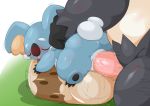  2020 anthro black_body butt duo erection eyes_closed female female_penetrated fur genitals hi_res komala male male/female male_penetrating male_penetrating_female nintendo open_mouth pangoro penetration penis pok&eacute;mon pok&eacute;mon_(species) pussy sex simple_background type vaginal vaginal_penetration video_games white_body white_fur 