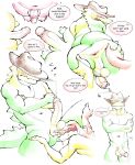  absurd_res alligator alligatorid anthro anus bacussy balls blush bodily_fluids butt candy chad_(tadc) clothing comparing crocodilian cum dessert dialogue ejaculation erection food food_creature genital_fluids genitals glitch_productions group gummigoo_(tadc) gummy_(food) gummy_creature hat headgear headwear hi_res humanoid leaking_cum licking living_candy male male/male mammal max_(tadc) mostly_nude nipples oral penis reptile scalie simple_background spread_butt spreading string_panties tail the_amazing_digital_circus tongue trio 
