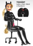  2020 absurd_res anal angry anthro ball_gag bdsm biped blonde_hair bodysuit bondage bound buffbumblebee chair clothed clothing digital_drawing_(artwork) digital_media_(artwork) english_text equid equine eyebrows eyelashes forniphilia fur furniture gag gagged genitals girly hair hi_res horse living_chair long_hair male mammal nipples objectification office_chair penetration penis ponytail rubber simple_background sitting skinsuit solo submissive submissive_male text tight_clothing white_background 