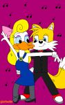  canid canine crossover dancing female fox hi_res loon male male/female mammal miles_prower p_productions sega shirley_the_loon sonic_the_hedgehog_(series) sonic_x tiny_toon_adventures warner_brothers 