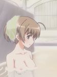  bath breasts lowres lynette_bishop medium_breasts nipples nude screencap solo strike_witches world_witches_series 