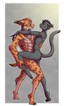  absurd_res anthro digital_media_(artwork) domestic_cat duo felid feline felis fur gotikamaamakitog hi_res love lynx male male/male mammal nude smile 