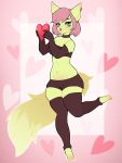  &lt;3 3:4 absurd_res anthro canid canine clothing curvaceous curvy_figure female fox gloves handwear hi_res mammal piercing solo voluptuous wide_hips yasuokakitsune 
