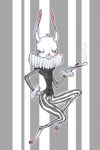  absurd_res anthro clothing gotikamaamakitog hare hi_res lagomorph leporid mammal rabbit traditional_media_(artwork) 