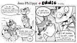  anthro anthro_on_anthro blush comic domestic_cat domestic_pig duo eddie_(guffaw) english_text facial_hair felid feline felis guffaw holidays humor jean-philippe male male/male mammal overweight overweight_male suid suina sus_(pig) text valentine&#039;s_day 