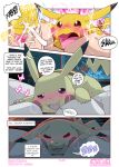  animal_genitalia animal_penis balls bodily_fluids breasts comic cum cum_in_pussy cum_inside english_text female feral genital_fluids genitals hi_res human insomniacovrlrd male male/female mammal nintendo penis pikachu pok&eacute;mon pok&eacute;mon_(species) pussy sex size_difference sleeping sound_effects text vaginal video_games 