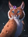  2020 absurd_res ambiguous_gender brown_body brown_fur digital_media_(artwork) felid feline feral fur hi_res kalfy llithix lynx mammal solo 