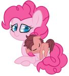  alpha_channel banned_from_equestria blue_eyes camomiie cutie_mark earth_pony equid equine fan_character friendship_is_magic fur hair horse little_brian mammal mother mother_and_child my_little_pony parent parent_and_child pink_body pink_fur pink_hair pinkie_pie_(mlp) pony red_hair sleeping 