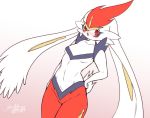  2020 anthro blush breasts female fur gigantamax_cinderace gigantamax_pok&eacute;mon lagomorph long_ears mammal nintendo pok&eacute;mon pok&eacute;mon_(species) red_eyes shaolin_bones video_games white_body white_fur 