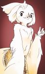  anthro ashcozy avian beak bird bottomwear breasts clothed clothing featureless_breasts female open_mouth partially_colored red_background shorts simple_background small_breasts solo topless wings 