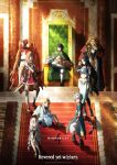  1other 4boys 4girls ahoge animal_ears arm_shield armor armored_boots artist_request atla_fayon bare_shoulders barefoot belt black_belt black_boots black_coat black_dress black_hair black_shirt blonde_hair blue_bow blue_bowtie blue_dress blue_eyes blue_jacket blue_loincloth blunt_bangs body_markings boots bow bowtie breastplate breasts brown_belt brown_boots brown_gloves brown_hair chest_sarashi cloak clothing_request coat commentary_request copyright_name cropped_jacket dress elbow_gloves english_text feathered_wings filo_(tate_no_yuusha_no_nariagari) flat_chest fohl_fayon_(tate_no_yuusha_no_nariagari) frilled_dress frills full_body furry furry_male gloves gradient_loincloth green_cloak green_wrist_cuffs hair_between_eyes hand_on_own_face hand_up high_collar highres holding holding_sword holding_weapon indoors iwatani_naofumi jacket jaralis_(tate_no_yuusha_no_nariagari) large_breasts layered_dress leather_armor lion_boy lion_ears long_hair long_sleeves medium_breasts medium_hair messy_hair multicolored_hair multiple_boys multiple_girls neck_ribbon official_art on_stairs orange_feathers pants pauldrons pink_eyes raccoon_ears raccoon_girl raccoon_tail raph-chan raphtalia red_dress red_hair red_ribbon red_wrist_cuffs ribbon sadina_(tate_no_yuusha_no_nariagari) sandals sarashi sarong shirt short_dress short_hair shoulder_armor sitting sitting_on_stairs sitting_on_throne stairs standing sword tail tail-shaped_hair tanuki tate_no_yuusha_no_nariagari thigh_boots throne throne_room tiger_boy tiger_ears tiger_girl tiger_tail translation_request tunic two-tone_dress two-tone_hair underboob weapon werner_(tate_no_yuusha_no_nariagari) white_dress white_hair white_loincloth white_pants white_tunic white_wings wings wrist_cuffs zettai_ryouiki 