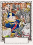 1988 afl anatid anseriform anserinae anthro armor avian ball bear bicorne bingo_card biped bird blindfold blue_clothing blue_coat blue_hat blue_headwear blue_jacket blue_topwear book border breastplate car carlton_football_club centurion clock clothing coat costume crown detailed_background domestic_cat domestic_pig drum drumstick_(musical) easel egyptian elephant elephantid equid equine feathered_headdress feathers felid feline felis female fur giant_panda giraffe giraffid gold_(metal) gold_jewelry graeme_base group halo hat headdress headgear headwear helmet hi_res holding_object holding_sign horn inside jacket jewelry kangaroo looking_at_another machine macropod male mammal marsupial medal military_hat military_uniform morse_code musical_instrument name_tag native_american_clothing necklace number orange_body pantherine percussion_instrument playing plushie proboscidean proboscis_(anatomy) propeller_hat question_mark raised_leg red_sash rhinoceros robot rugby_ball sash shelf shoulder_pads sign signature size_difference soft_toy sports_team stopwatch striped_body striped_fur stripes suid suine sus_(pig) swan teddy_bear tiger topwear toy toy_car toy_robot toy_truck traditional_media_(artwork) trunk_(anatomy) tusks uniform vehicle watch whiskers white_body white_border white_feathers wings zebra