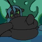 1:1 animated arthropod big_butt butt changeling changeling_hive changeling_queen digital_media_(artwork) equid equine female feral friendship_is_magic genitals hasbro hi_res horse imminent_sex inviting looking_at_viewer mammal my_little_pony pixel_(artwork) pony pussy queen_chrysalis_(mlp) ruanshi short_playtime solo teasing