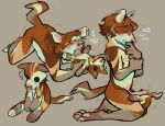 absurd_res anthro bodily_fluids breath canid canine cum genital_fluids genitals hi_res male mammal openfracturesday oral panting penis plushie plushophilia precum rubbing selfcest sex solo square_crossover voodoo voodoo_doll voodoo_sex