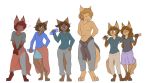  &lt;3 2020 4_toes 5_fingers abs absurd_res alpha_channel anthro barefoot biped blue_clothing blue_eyes blue_shirt blue_topwear bottomwear breasts brown_body brown_fur brown_hair brown_nose brown_tail canid canine canis child clothed clothing crystal daughter digital_media_(artwork) digitigrade eyebrows eyelashes eyes_closed family father father_and_child father_and_daughter father_and_son female fingers fully_clothed fur george_pendel gloves_(marking) grey_clothing grey_shirt grey_topwear group gwen_ambler hair hand_behind_back hand_on_hip hands_behind_back hi_res holding_object jen_ambler leg_markings long_hair looking_at_viewer male mammal markings max_pendel mother mother_and_child mother_and_daughter mother_and_son orange_body orange_fur orange_nose pants parent parent_and_child pink_bottomwear pink_clothing pink_skirt red_body red_fur red_hair rita_ambler shirt sibling signature sister skirt smile socks_(marking) son standing tan_bottomwear tan_clothing tan_pants toes topwear what_the_hart_wants wolf wolfie-pawz young 