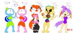absurd_res alabama anthro artist basset_hound canid canine canis crosscityla dancers dogxim domestic_dog female fiona_maia fox francine_watson gastropod gerbil gracie_madison group hi_res hunting_dog hybrid lisa_maia mammal mississippi mollusk murid new_zealand painter pinup pose quebec rodent scent_hound sibling_(lore) snail twins_(lore) wendy_tremblay yin_yang