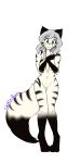  1:2 2020 4_toes :3 alpha_channel anthro barefoot biped breasts canid canine canis chest_tuft digital_media_(artwork) dipstick_tail female fluffy fluffy_tail fox fur genitals gloves_(marking) green_eyes hair hi_res hybrid leg_markings long_hair mammal markings multicolored_tail nude paws pink_nose pussy signature simple_background smile socks_(marking) solo standing toes transparent_background tuft white_body white_fur white_hair wolf wolfie-pawz 