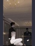  2boys a_married_man clothed_male_nude_male copyright_request highres indoors kneeling lee_geom male_focus missing_love multiple_boys non-web_source nude yaoi 