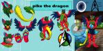 2:1 ball beach_ball clothing cor1998l dragon dutch_angel_dragon eyes inflatable model_sheet mythological_creature mythological_scalie mythology paws pike_the_dutchy pool rainbow scalie shertless star_trek swimming_trunks swimwear wings
