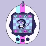 1:1 2020 anthro armless ball baseball_(ball) baseball_bat bat_(object) black_clothing black_footwear black_shoes blue_bottomwear blue_clothing blue_eyelids blue_hair blue_skirt bottomwear button_(fastener) chotpot clothed clothed_anthro clothed_female clothing coat colored cutlery digital_drawing_(artwork) digital_media_(artwork) dipstick_tail english_description facial_markings female fin fish footwear fork fully_clothed fully_clothed_anthro fully_clothed_female grey_body grey_skin grey_tail hair head_markings hybrid kitchen_utensils knife light light_bulb lighting long_hair long_tail mackerel_shark marine markings miranda_blythe no_pupils open_mouth purple_background purple_eyes purple_markings purple_tail_tip robot_anthro rubber_duck shark sharp_teeth simple_background skirt solo standing syringe tail tail_fin tail_markings tamagotchi tamagotchi_(toy) teeth thresher_shark tools topwear two_tone_tail white_clothing white_coat white_topwear