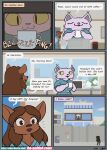 absurd_res anthro asylum charlotte_cartwright clothing comic diaper duo english_text felid feline felis female hi_res hospital kangaroo macropod mammal marsupial medical nurse nurse_clothing nurse_uniform text the_padded_room uniform wildcat