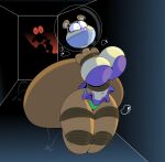 absurd_res anthro bdsm bikini bondage bound breasts cephalopod cleavage clothed clothing coleoid duct_tape duct_tape_gag duo female gag gagged hi_res jumping male male/female mammal marine mollusk nickelodeon octopodiform octopus purple_bikini_top restraints rodent rope rope_bondage sandy_cheeks sciurid spongebob_squarepants squidward_tentacles swimwear tape tempson tree_squirrel two-piece_swimsuit
