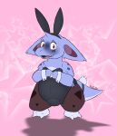 2025 belly blue_body blue_skin blush bodily_fluids bulge bunny_ears_headband clothing constricted_pupils cuff_(restraint) embarrassed fake_bunny_tail fake_ears fake_rabbit_ears fangs female feral generation_1_pokemon gynomorph hi_res intersex kerilyn legwear mia_(kerilyn) nidorina nidorino nintendo paws playboy_bunny pokemon pokemon_(species) pupils purple_blush restraints slightly_chubby slightly_chubby_female small_pupils solo solo_focus spots sweat sweatdrop tail teeth thick_tail tights trans_(lore) trans_woman_(lore) wrist_cuffs