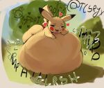 2025 ambiguous_feral ambiguous_gender ambiguous_pred belly belly_on_ground belly_squish big_belly big_butt black_ear_tips black_sclera black_text bloated blurred_background bodily_noises butt calling_for_help cheek_spots cloud cloud_emanata curved_text day digestion digestion_noises digital_media_(artwork) digital_painting_(artwork) dipstick_ears dripping_heart ear_markings emanata english_description english_text eyes_mostly_closed fart fart_cloud fart_fetish feral feral_pred front_view full-length_portrait fully_inside fur generation_1_pokemon glorsh grass green_fart_cloud green_heart green_text hand_on_belly hand_on_own_belly hanging_tongue head_tuft heart_reaction heart_symbol hearts_around_head hi_res huge_belly hyper hyper_belly immobile light lighting lightning_tail looking_well-fed lying lying_on_ground mammal monotone_belly monotone_butt motion_lines mph! muffled multicolored_ears narrowed_eyes nature nature_background nintendo on_front on_ground onomatopoeia open_mouth open_smile outside painting_(artwork) pikachu plant pointy_ears pokemon pokemon_(species) portrait quadruped red_heart resting_on_belly rodent rumbling_stomach satisfied_look shaded shortened_sound_effect shrub signature size_difference skull_in_fart_cloud skull_symbol sky slosh sloshing_belly smaller_feral smaller_pred smile soft_shading soft_vore solo sound_effect_variant sound_effects squish tail tcsrjx text thick_thighs tongue tongue_out tuft twitter_handle two_tone_ears unseen_prey unwilling_prey vore vowelless vowelless_sound_effect vowelless_vocalization white_eyes white_text_outline yellow_arms yellow_belly yellow_body yellow_butt yellow_eyes yellow_face yellow_fur yellow_hands yellow_legs yellow_tail yellow_tuft
